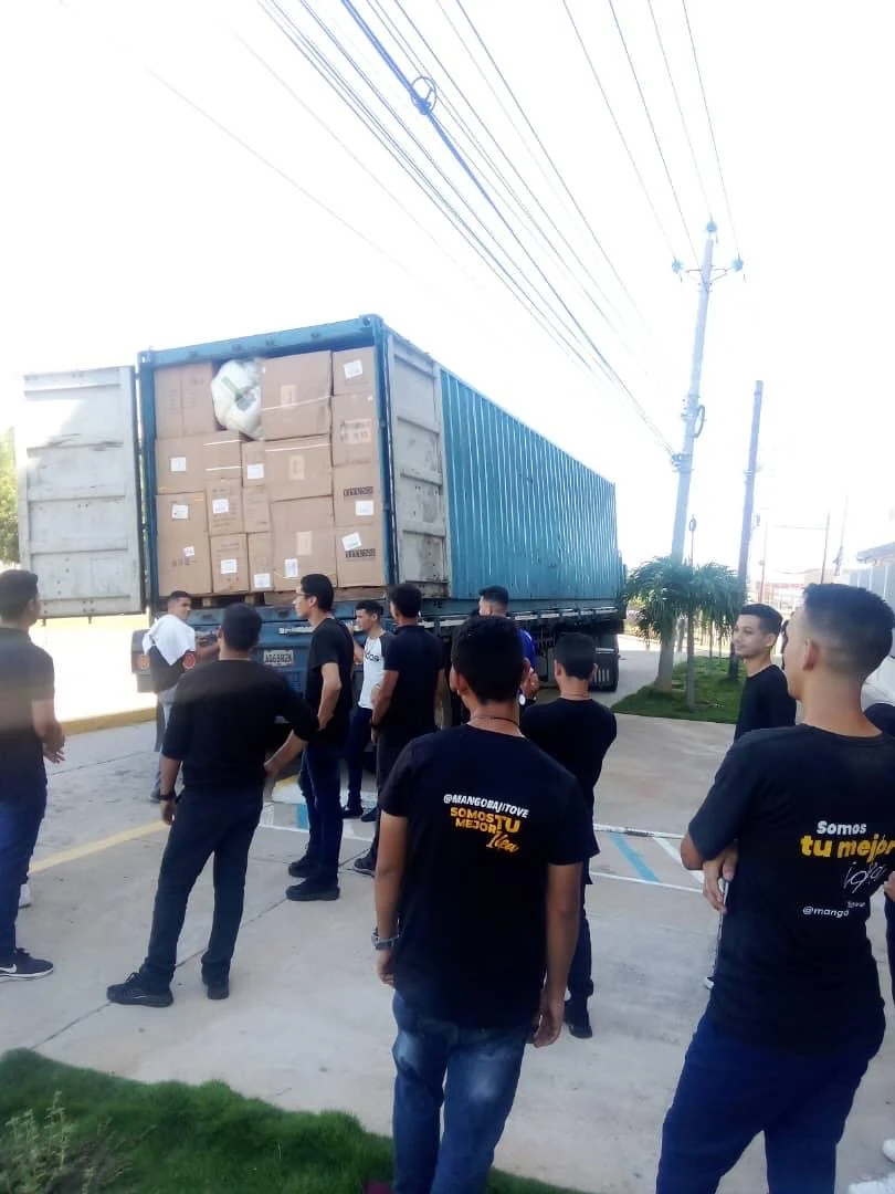 Recepción de mercancía en tienda